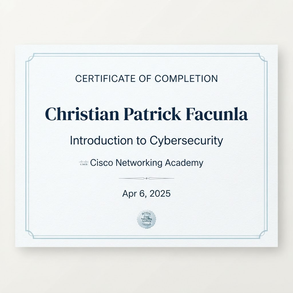 Introduction to Cybersecurity